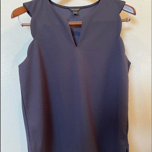 Ann Taylor Tops - Navy Ann Taylor sleeveless top size S